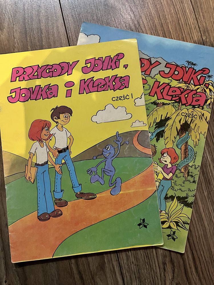 Przygody Jonki, Jonka i Kleksa - komiks - cz. I i II, 1985 r.