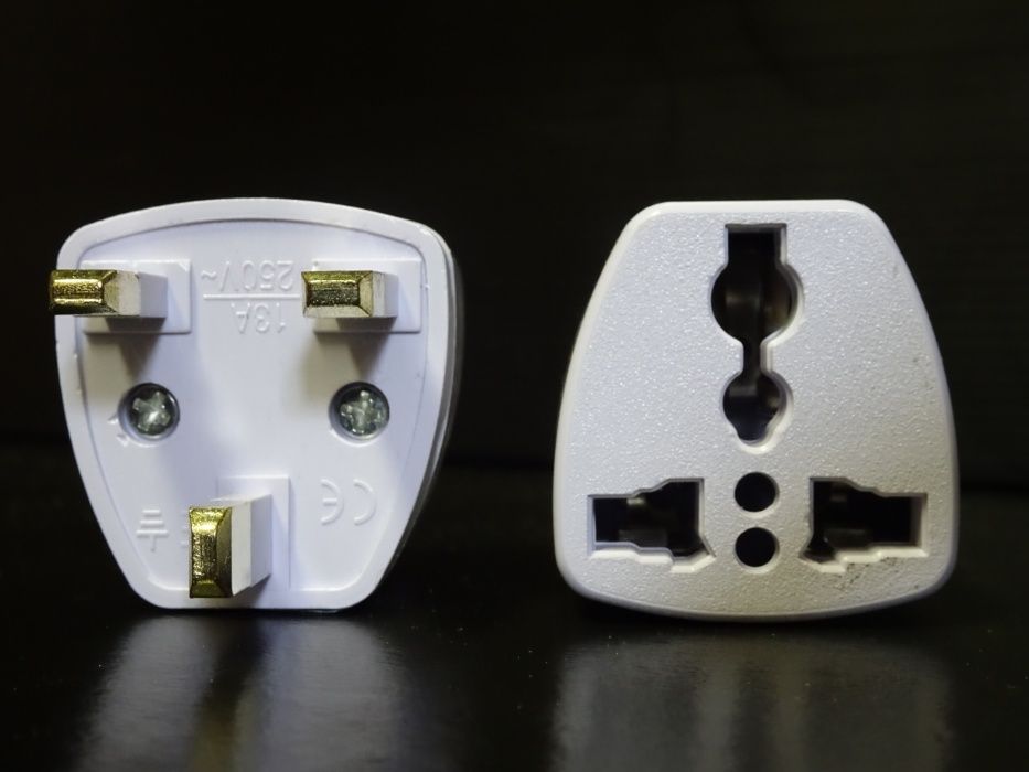 Adapter Wtyczka Przejściówka Redukcja PL / UK POLSKO - ANGIELSKA
