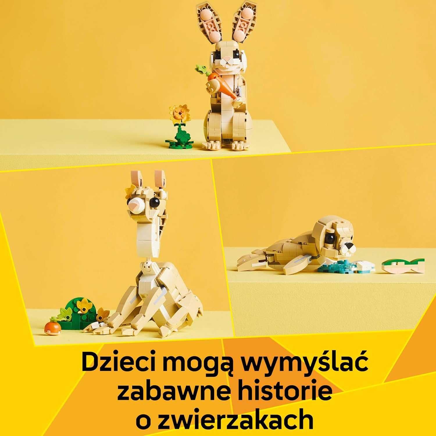 LEGO Creator 3 w 1 Uroczy króliczek
