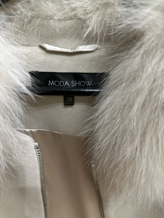 Пальто з кашеміру ,норка