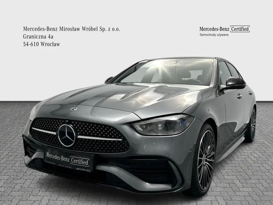 Mercedes-Benz Klasa C FV23%, Distronic Plus, Pakiet zimowy, Digital Light, Keyless-go