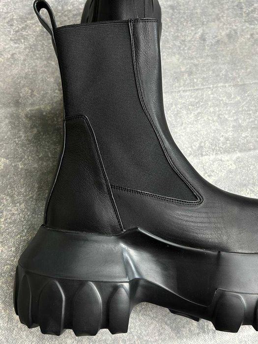 Rick Owens Tractor boots black черевики чоботи чорні ботинки черные