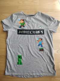 Koszulka Minecraft cekiny 158 cm