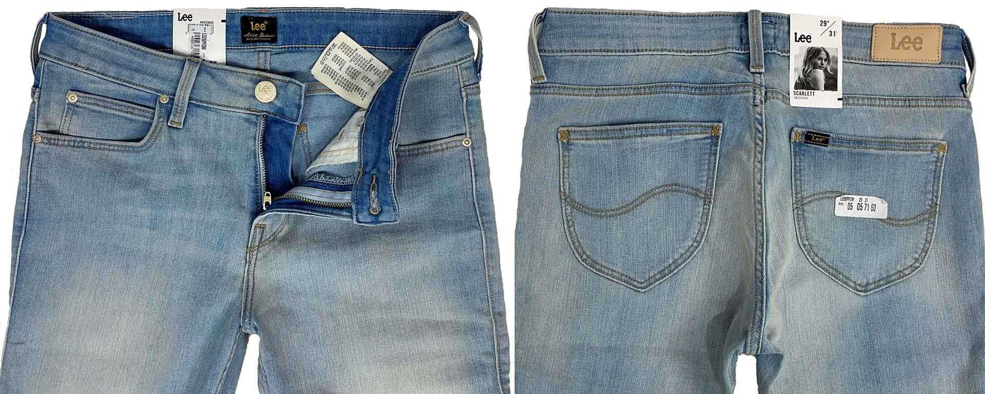Spodnie damskie Lee Scarlett Skinny Light W31 L31