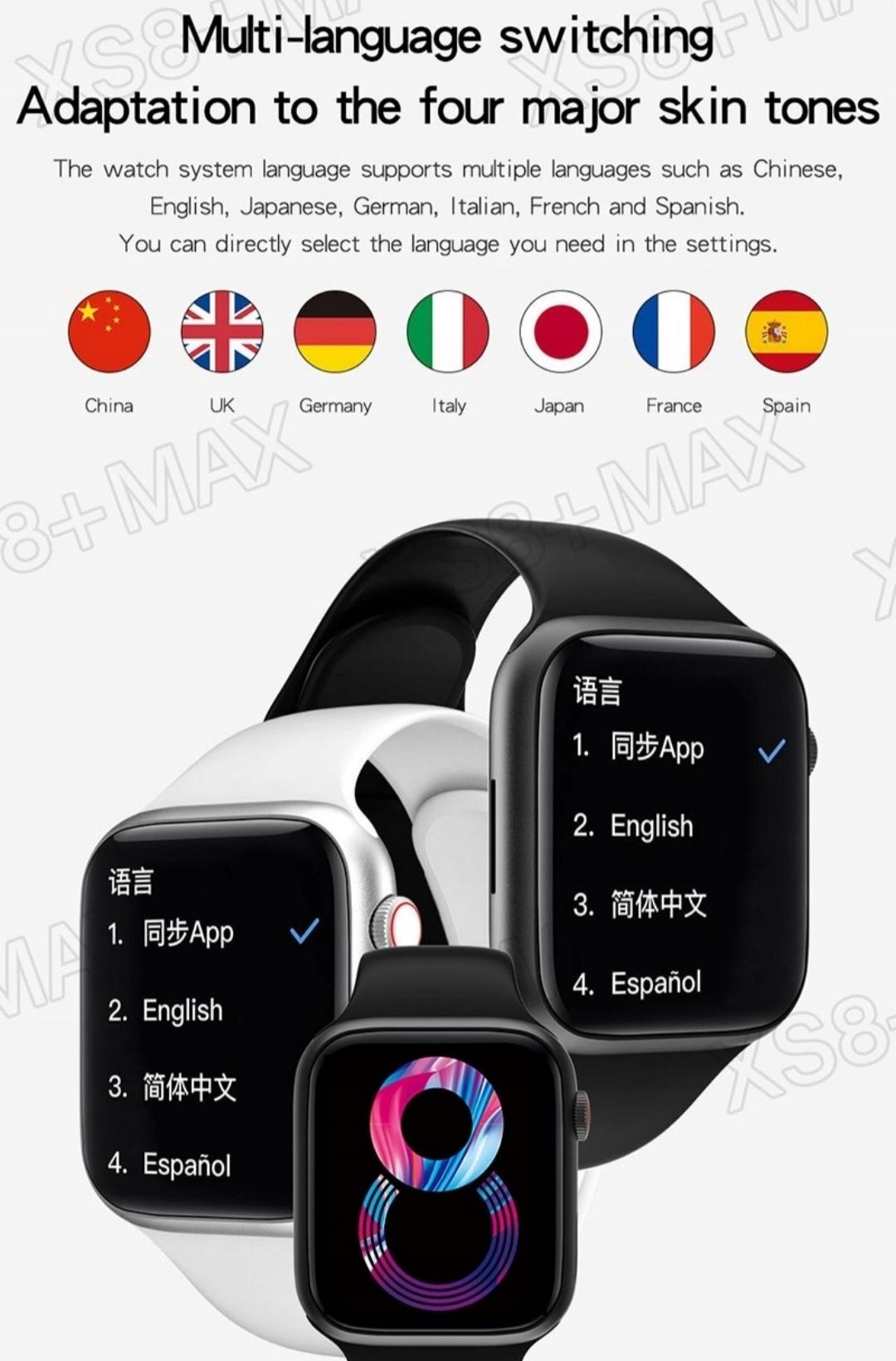 Smartwatch XS8 + Max