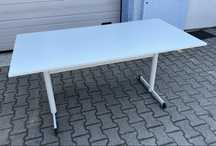 Stół konferencyjny biurko na metalowych nogach 160x80x77