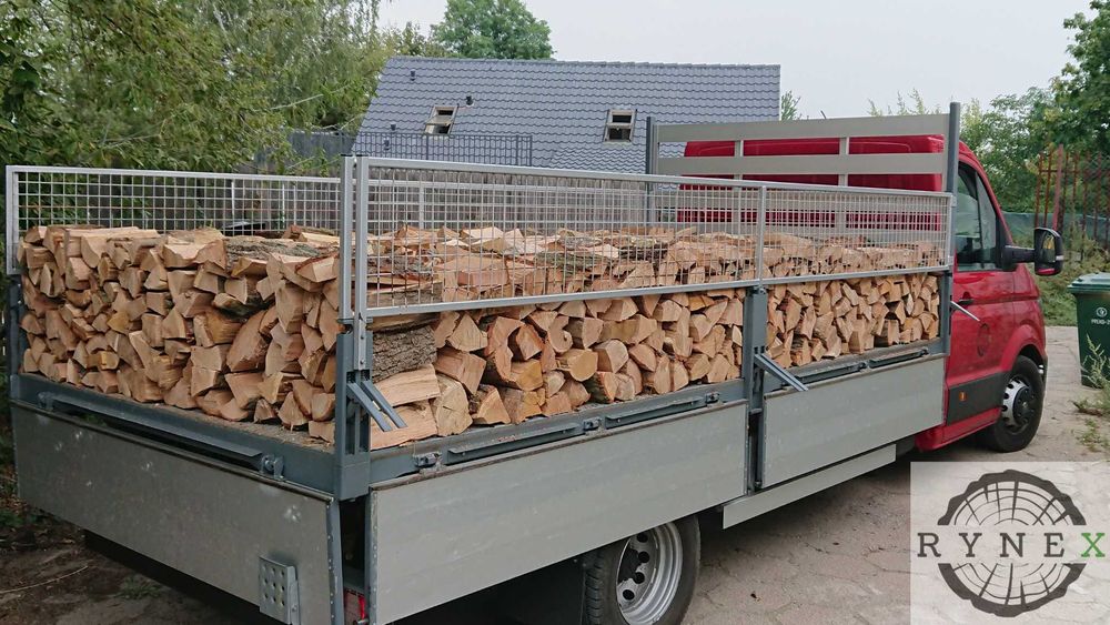 Drewno Kominkowe Lubin. Drewno opałowe Buk Dąb Brzoza Sosna. Transport