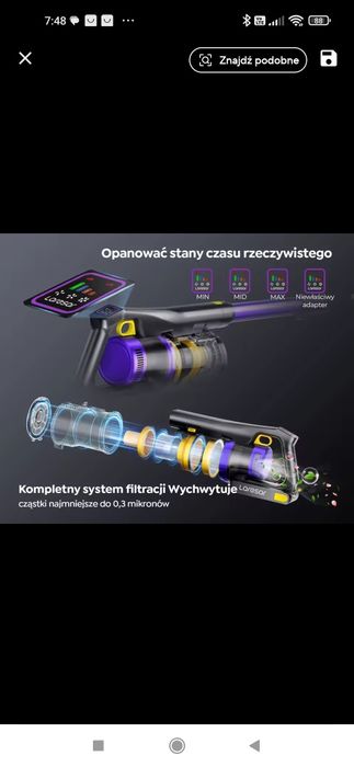 Okazja nowy odkurzacz Laresar X11 pionowy bezprzewodowy używany