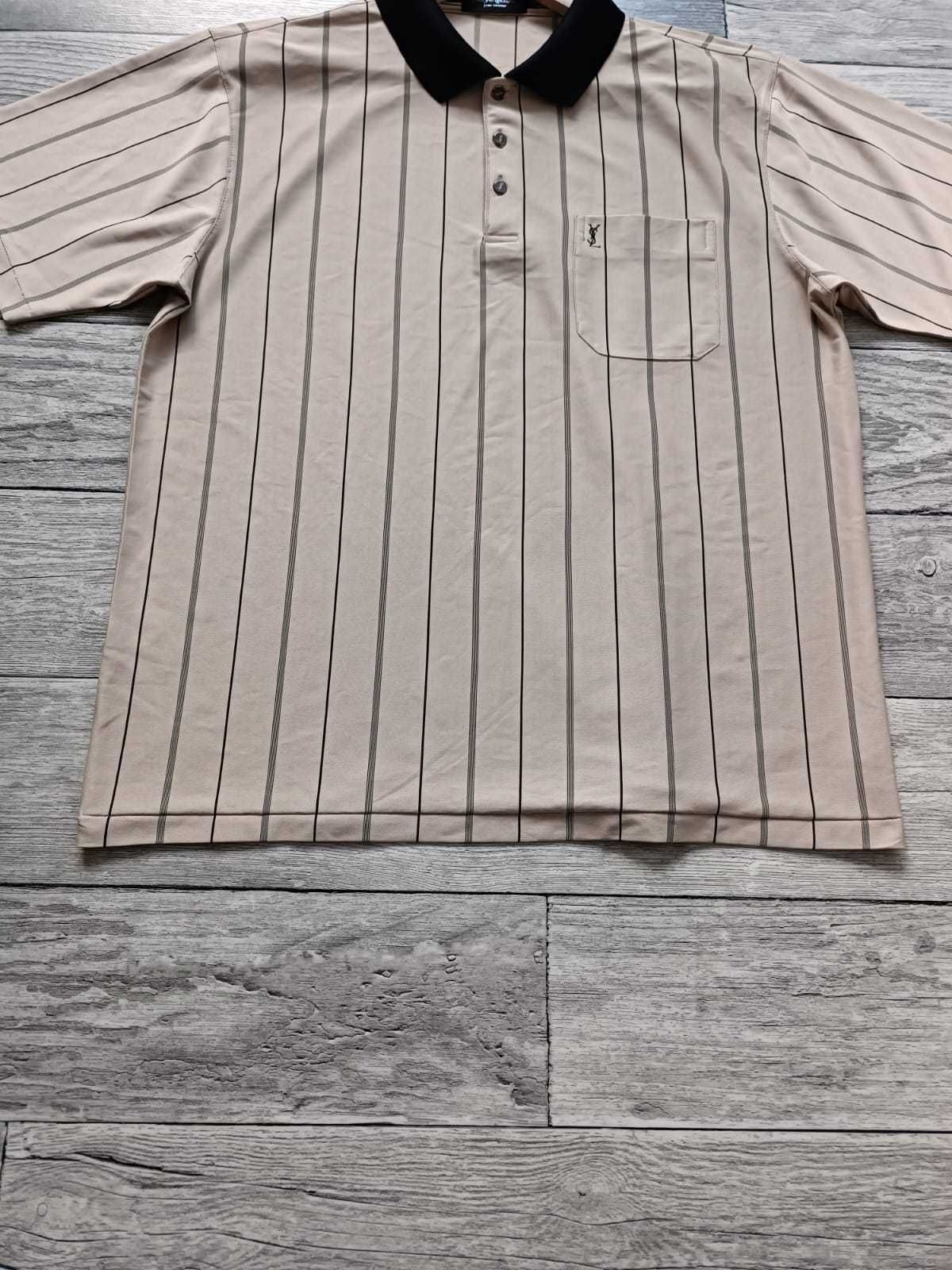 Koszulka męska jedwabna Yves Saint Laurent vintage