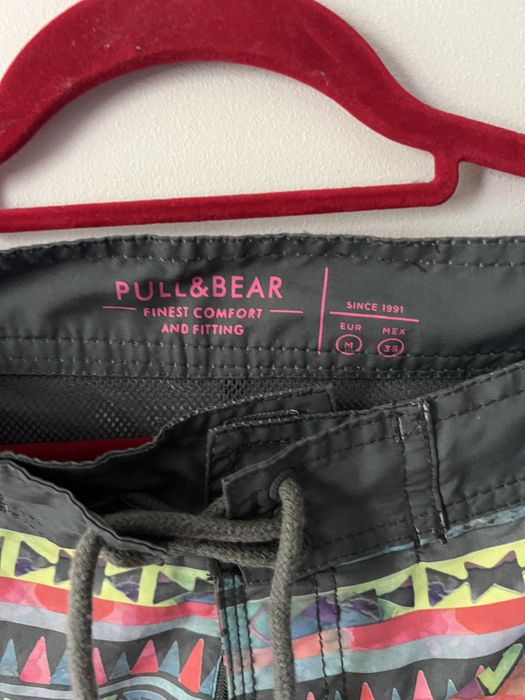 Szorty kąpielowe w etno wzór Pull&Bear roz. M / 38