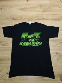 Czarna Koszulka Kawasaki Racing