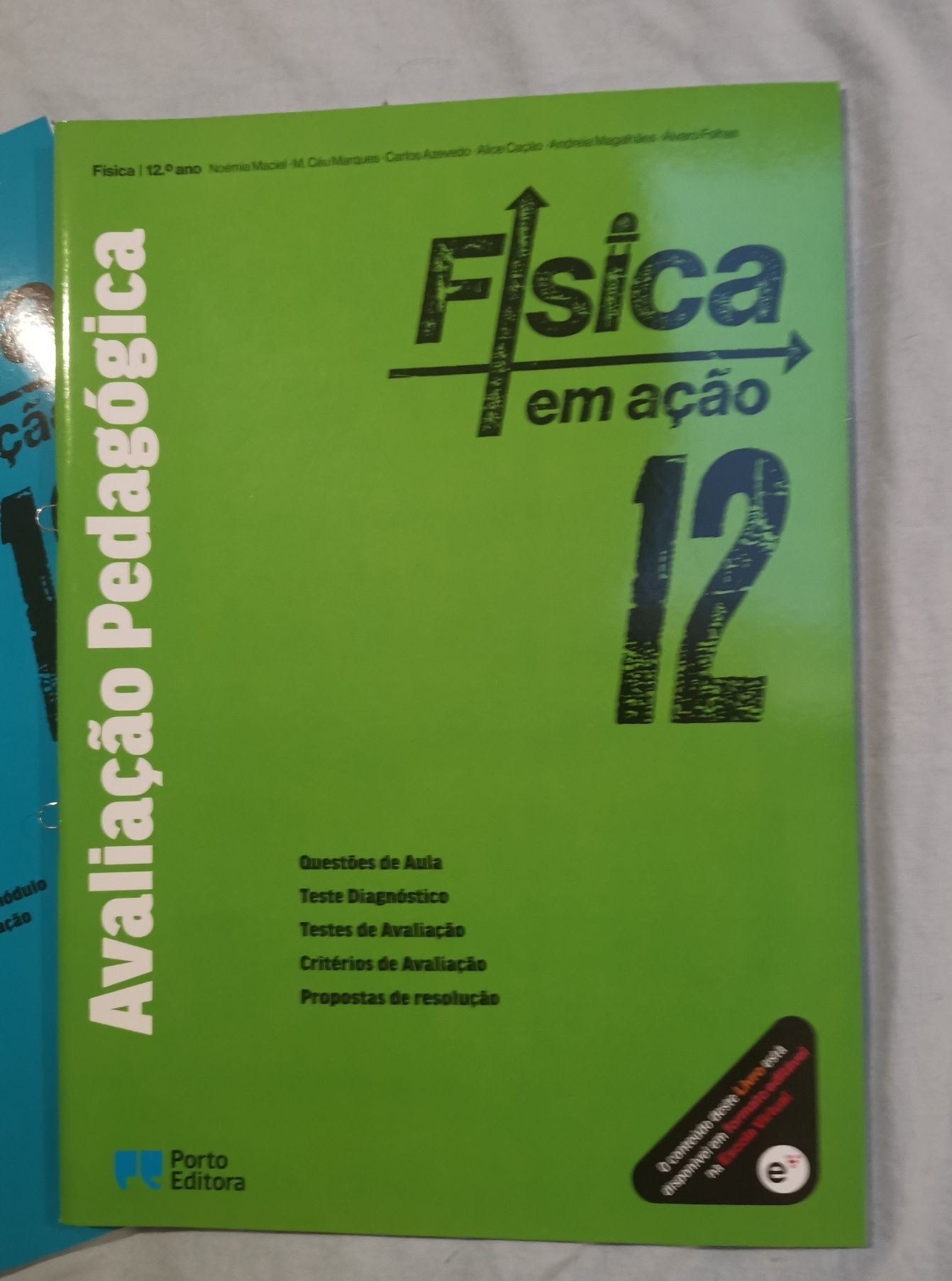 Conjunto de 4 cadernos de apoio - "Física em ação 12"