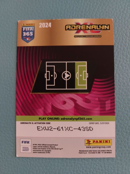 Karta piłkarska edycja  edycja premium gold 2024