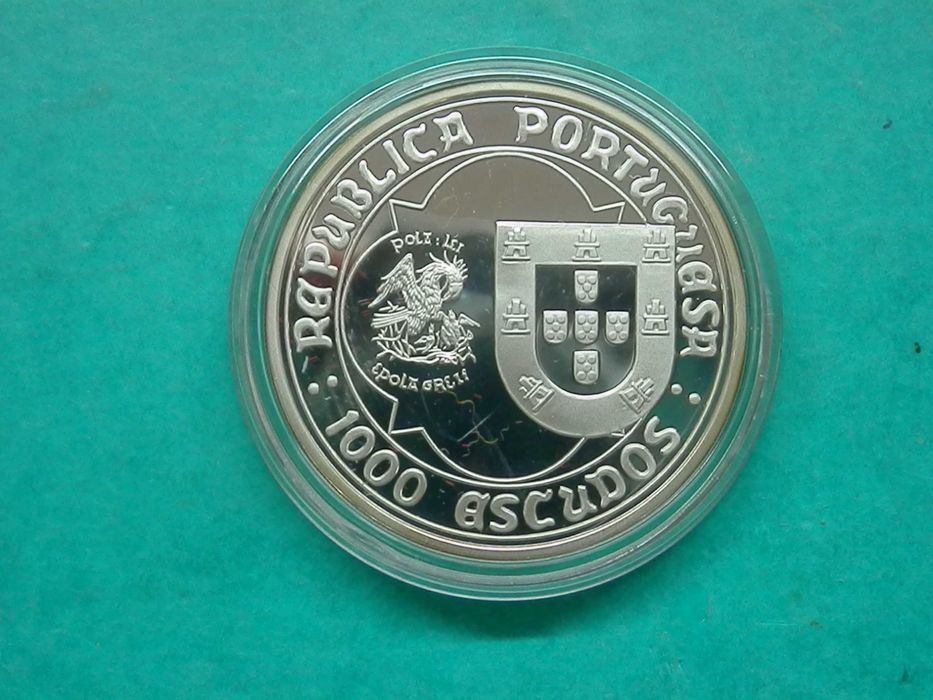 1350 - PROOF: 1.000$00 1995 D. João II, por 33,00