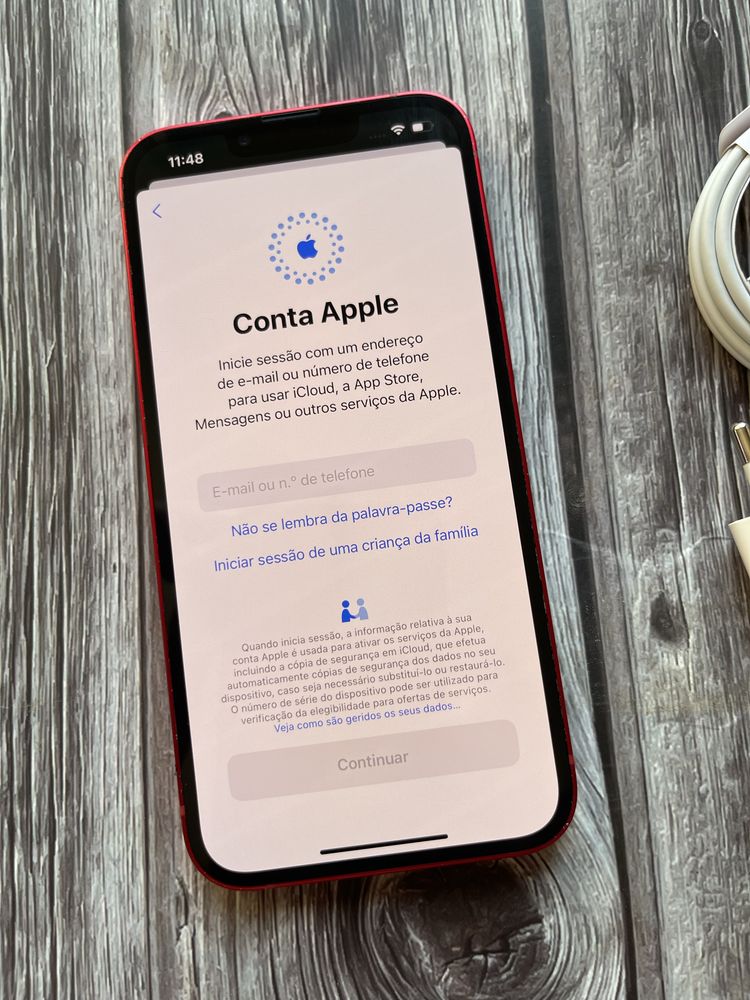  IPhone 13  128GB Vermelho Desbloqueado Como Novo