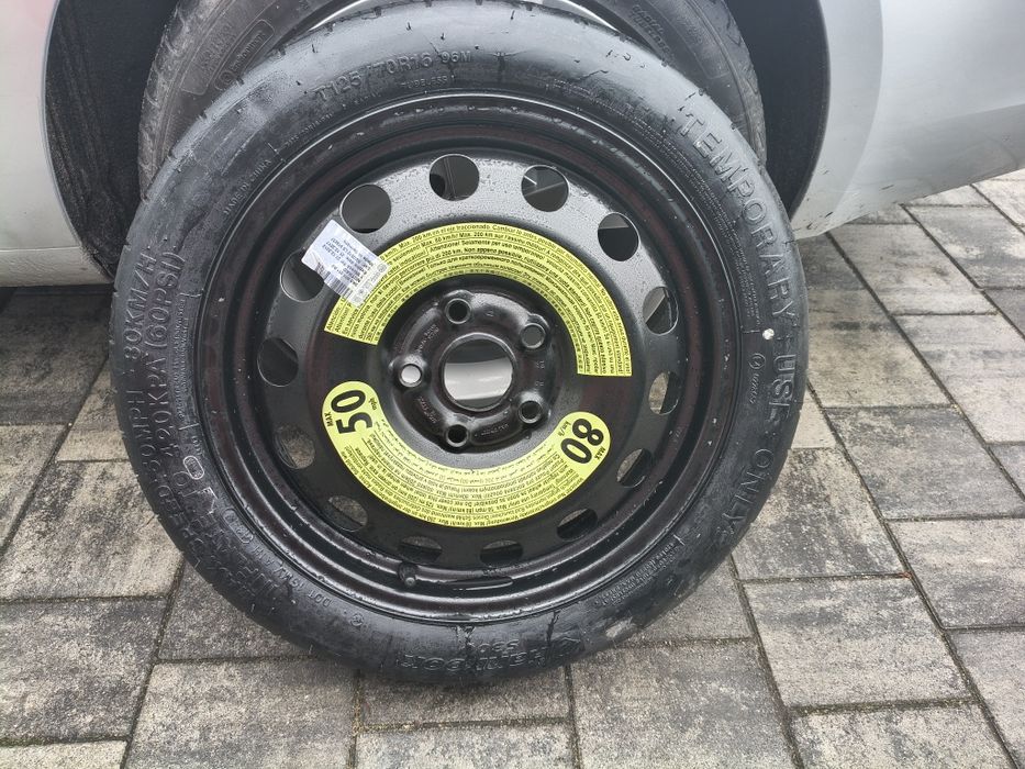 Koło dojazdowe 5x112 125/70/R16, VW Seat Skoda Audi, wysyłka!