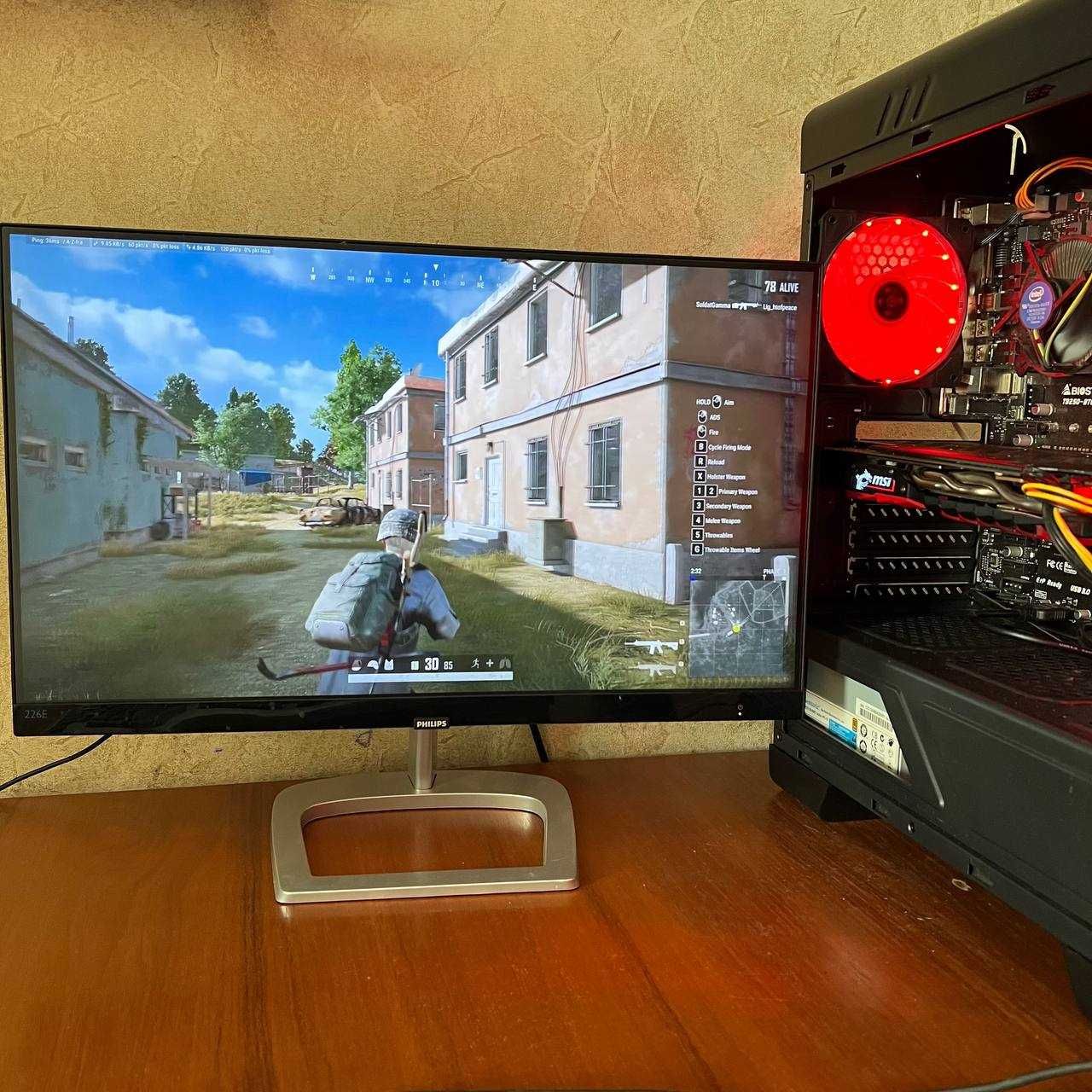 Ігровий ПК GTX 1070 TI 8GB Стаціонарний компютер 8 ядер Системний блок
