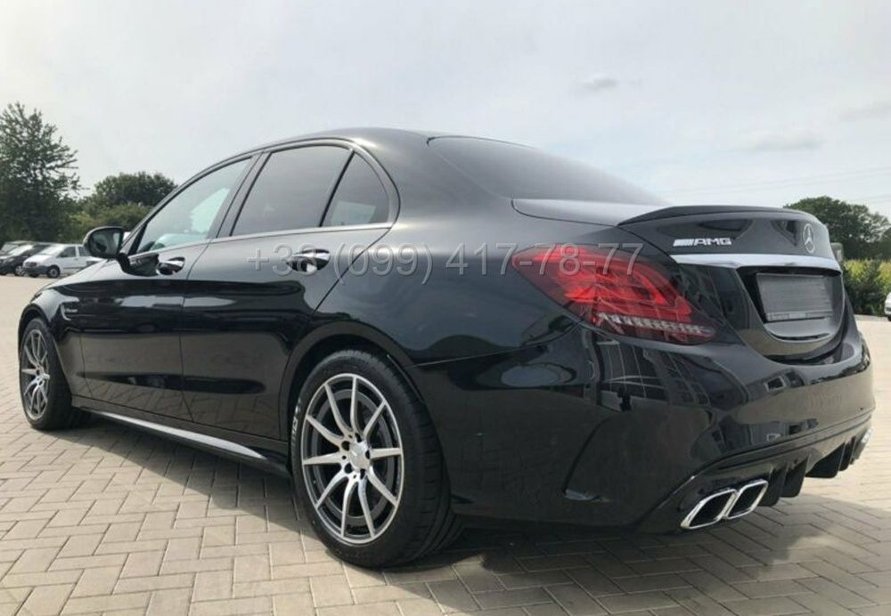 Обвес C63 AMG Рестайлинг Mercedes C-Class W205 Бампер Решетка Пороги