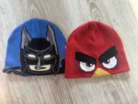 Czapki h&m 110/128 4-6l angry birds i batman lego