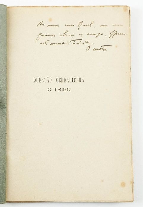 António de Oliveira Salazar-primeiro livro do autor-c/dedicatória 1916