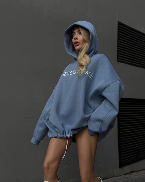 Худі PROSECCO PlEASE/ жіночий худі/ mood на сьогодні/ худі оверсайз