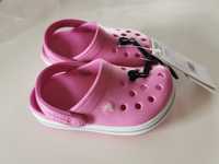 NOWE chodaki buty Crocs 23/24 taffypink różowe