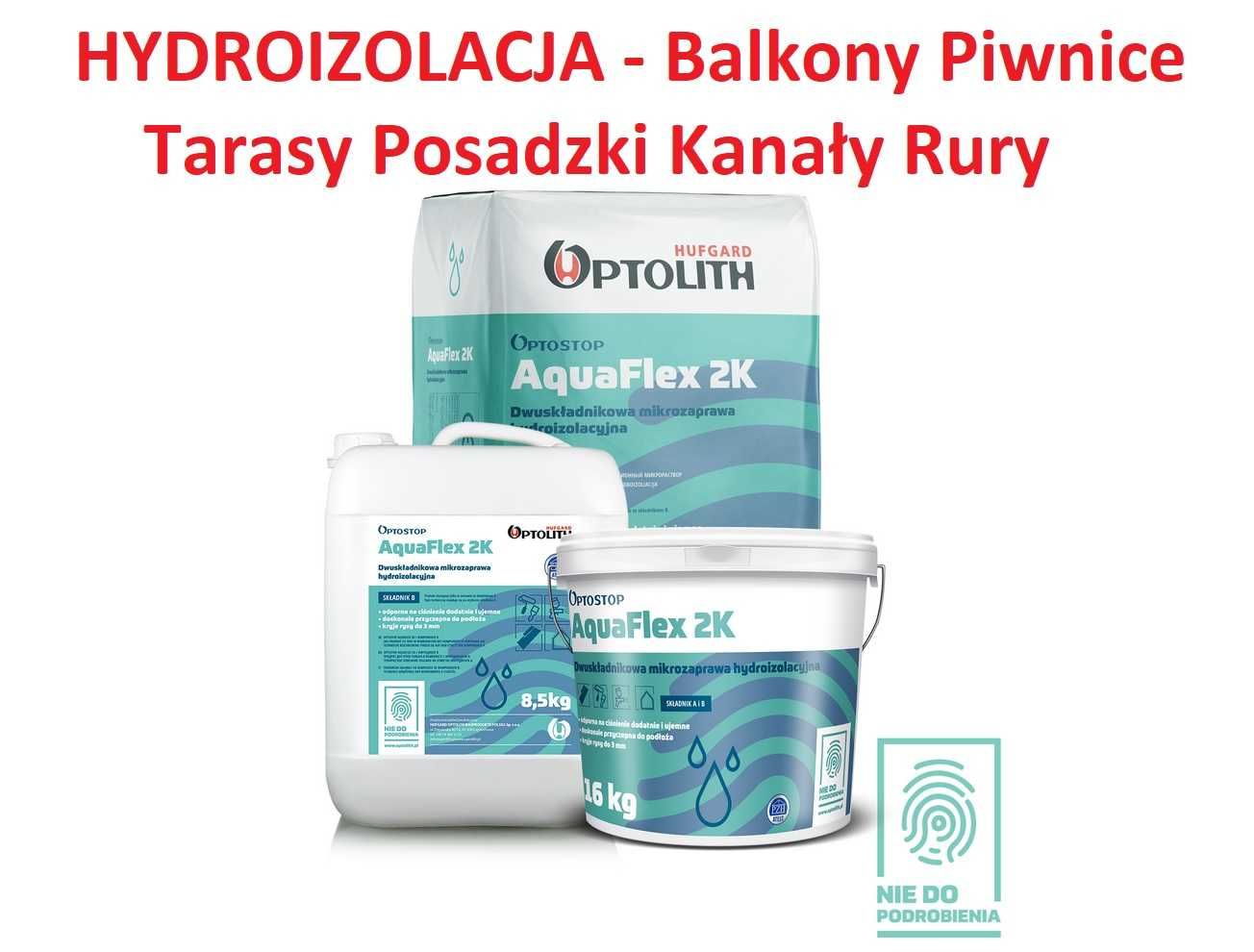 Hydroizolacja dwuskładnikowa zaprawa hydroizolacyjna Balkon Piwnica 34