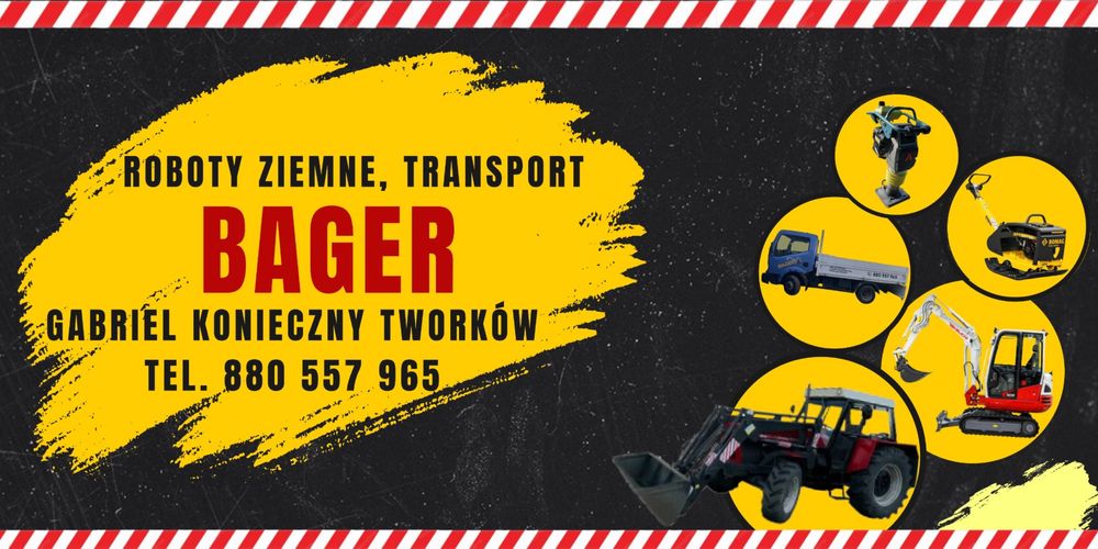 Roboty ziemne, transport