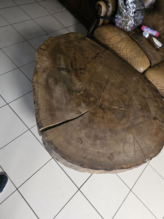 Stół kawowy dębowy naturalny