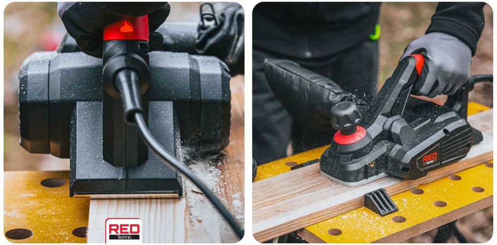 STRUG ELEKTRYCZNY Do Drewna Heblarka Hebel Stolarski 1600W - WYPRZEDAŻ