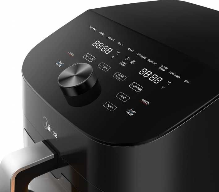 Мультипіч аерогриль.  Midea MF-CY110A двозонна