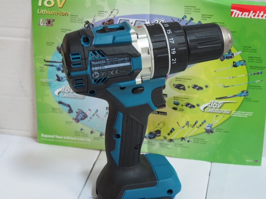 MAKITA DHP 484 wkrętarka z udarem Brushless 18v bez baterii ladowarki