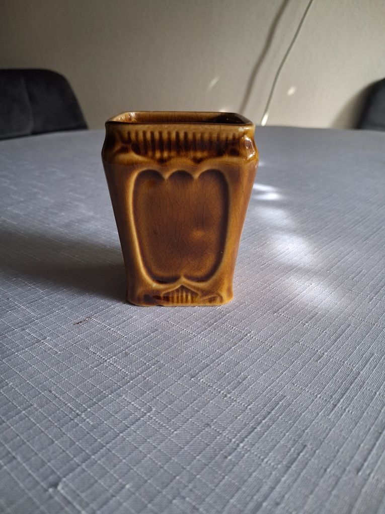 Popielniczka i mini wazon z PRL