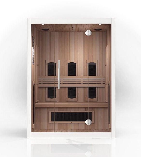 Sauna Infrared DO ZABUDOWY - Infraplus™ 140 VALERO Biały Cedr