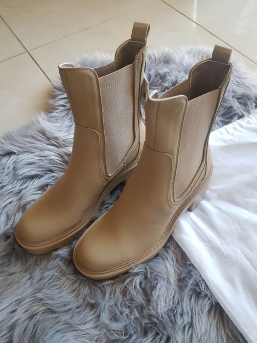 Botki z gumowaną podeszwą Zara rozm 41