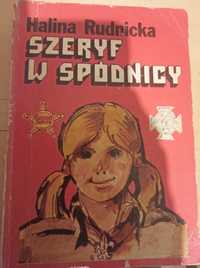 Książka Halina Rudnicka "Szeryf w spódnicy" 1979 r