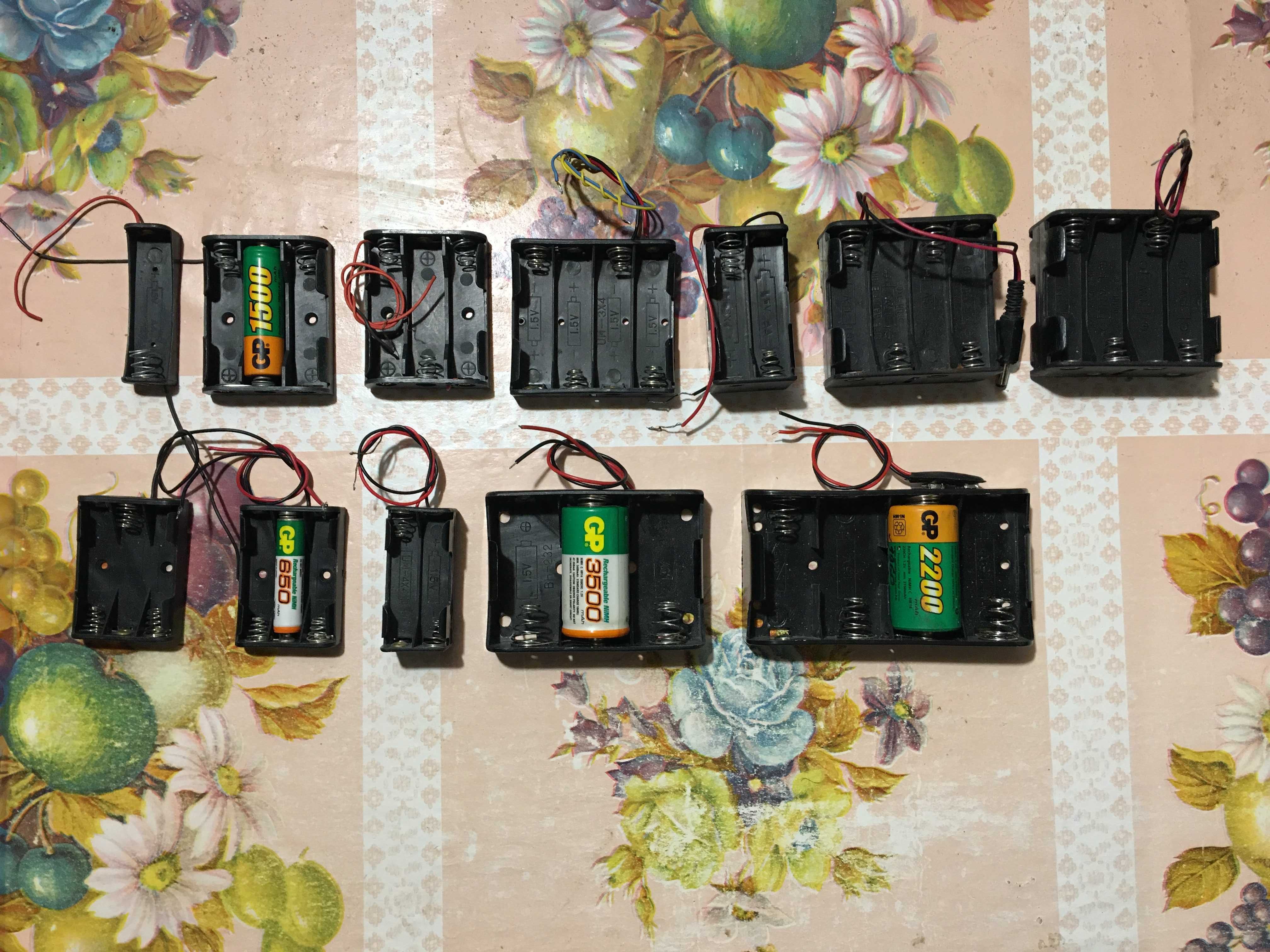 Аккумуляторный батарейный отсек холдеры AA AAA 1.5V