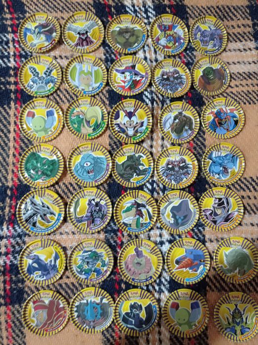 Coleção mega metal tazos yugi oh