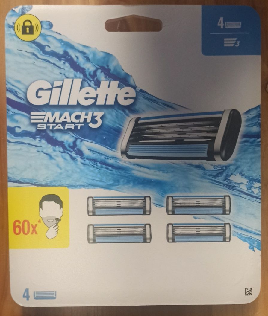 Gillette Mach 3 wkłdy 4szt