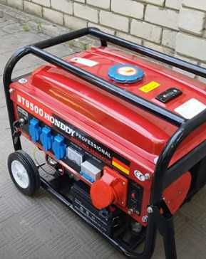 Акція Оригінал 3,5 кВт Honddy генератор 3-фазний бензиновий на колесах