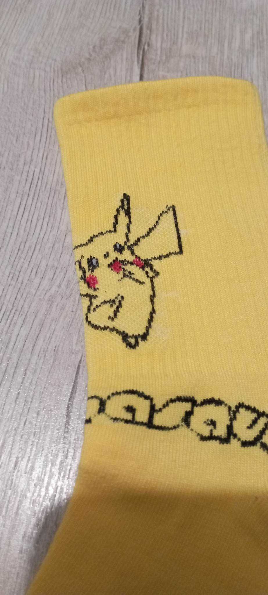 Długie Słodkie skarpetki Pokemon Pikachu 35-42