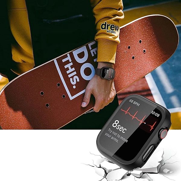 Etui ze szkłem hartowanym Tech-Protect Defense360 na Apple Watch 10 (4
