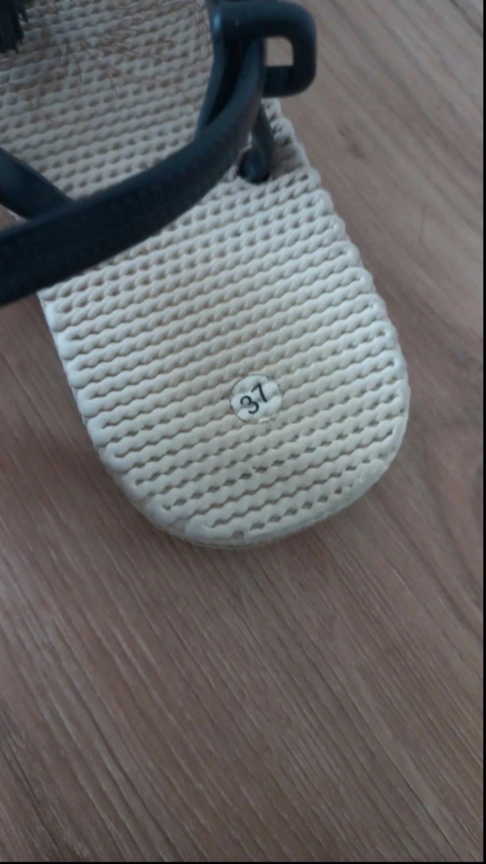 Sandałki damskie japonki rozmiar 37 buty na lato