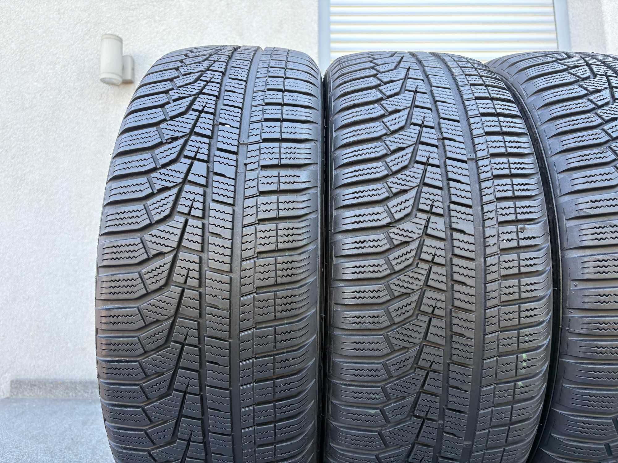 2szt zimowe 205/55R17 Hankook 5,5mm 2022r świetny stan! Z536 gwar