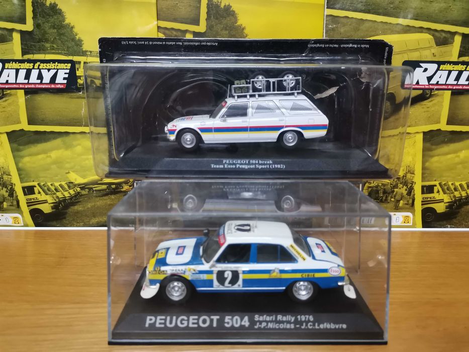 Peugeot 504 Break + Peugeot 504 Ti Team Esso Sport Escala 1 43