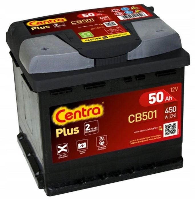 Akumulator Centra Plus 50Ah Cb501