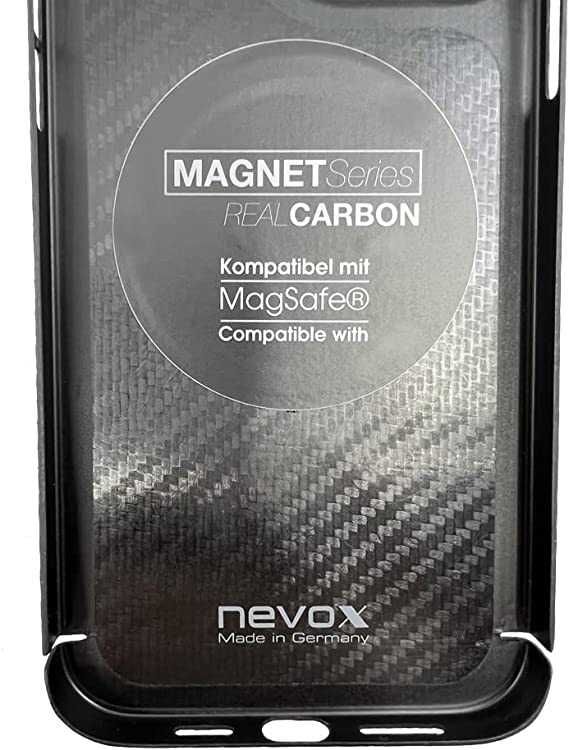 Nevox Carbon Cover iPhone 13 Pro de 6,1" | Magnet Series