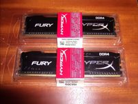 Memória RAM DDR4 Kingston Hyper X Fury Black - 2 x 4 GB (8 GB)