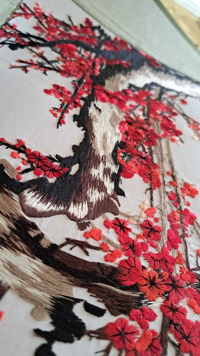 obrazki chińskie z laki drzewo egzotyczne