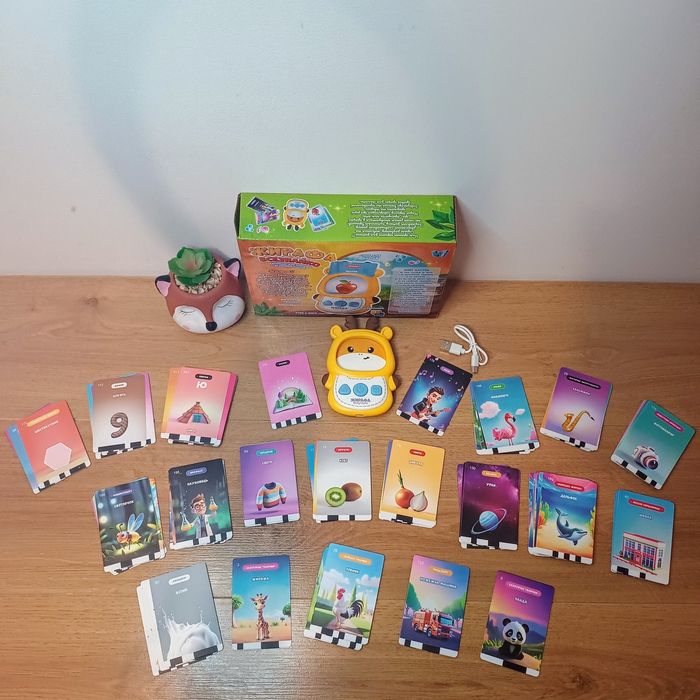 Картридер "жирафа всезнайко", 244 зображ,18 тем,казки,пісні, вірші